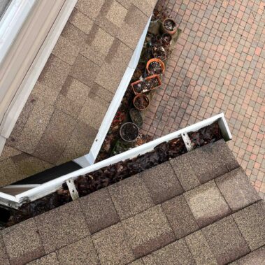 Gutter Cleaning - before