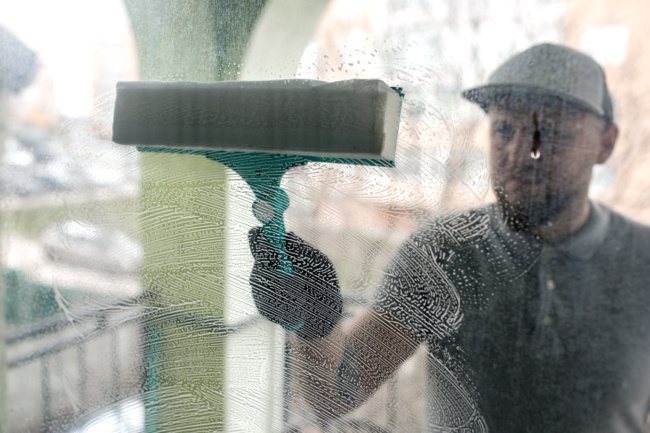 DIY window cleaning