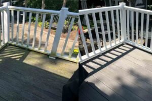 deck pressure washing Aurora Bolingbrook IL remove dirt algae