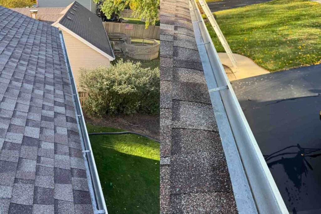 gutter cleaning Westmont Hinsdale IL tree debris gutter cleaning