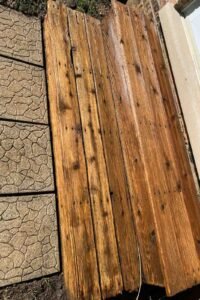 wood siding cleaning exterior house Naperville Aurora IL before after