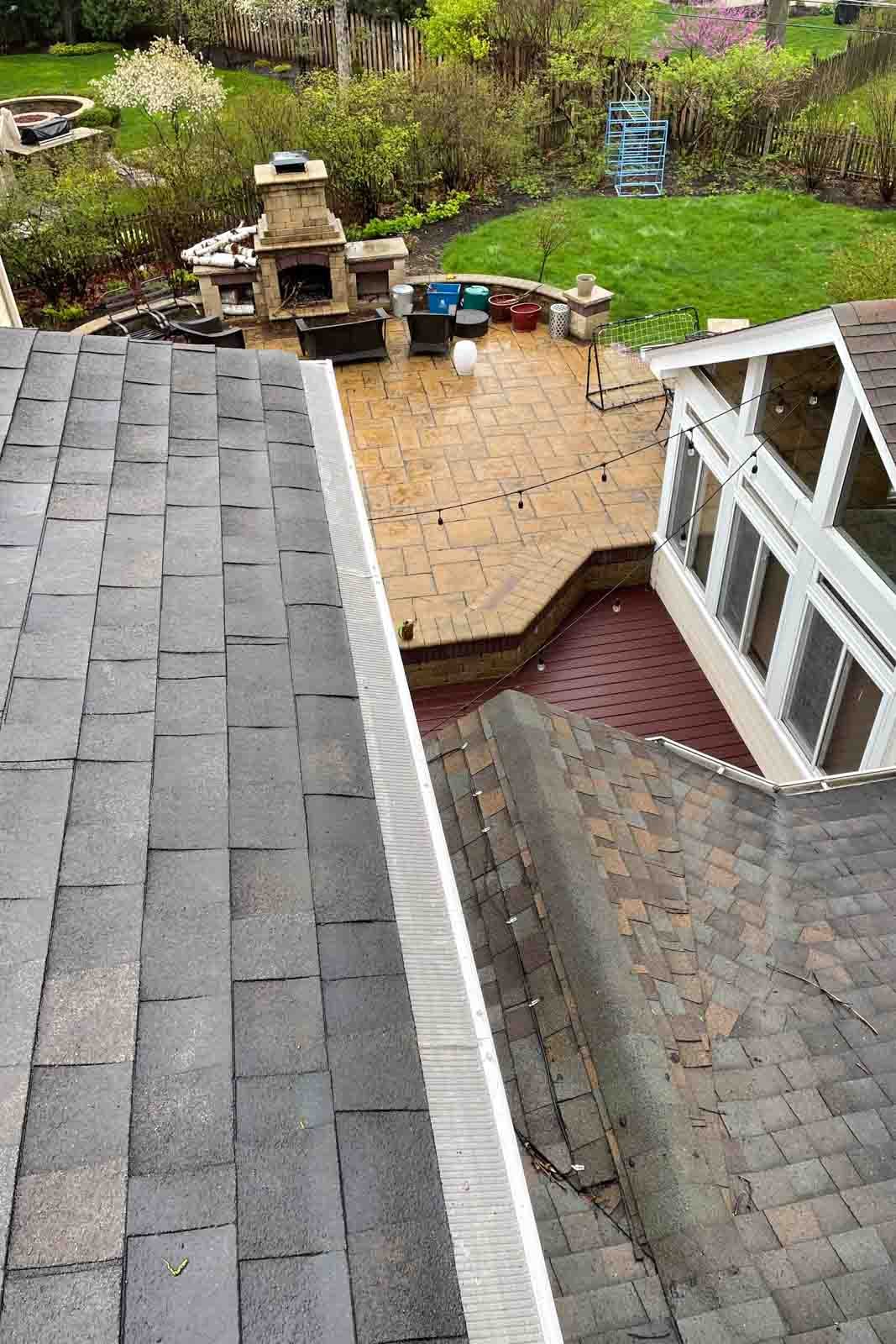 gutter guard Westmont Hinsdale IL residential home installation