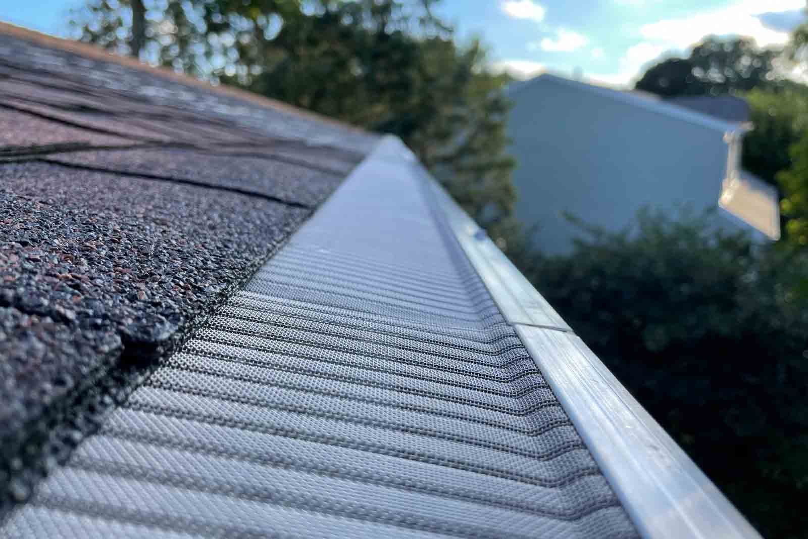 gutter guard Naperville Aurora IL new roof gutter protection