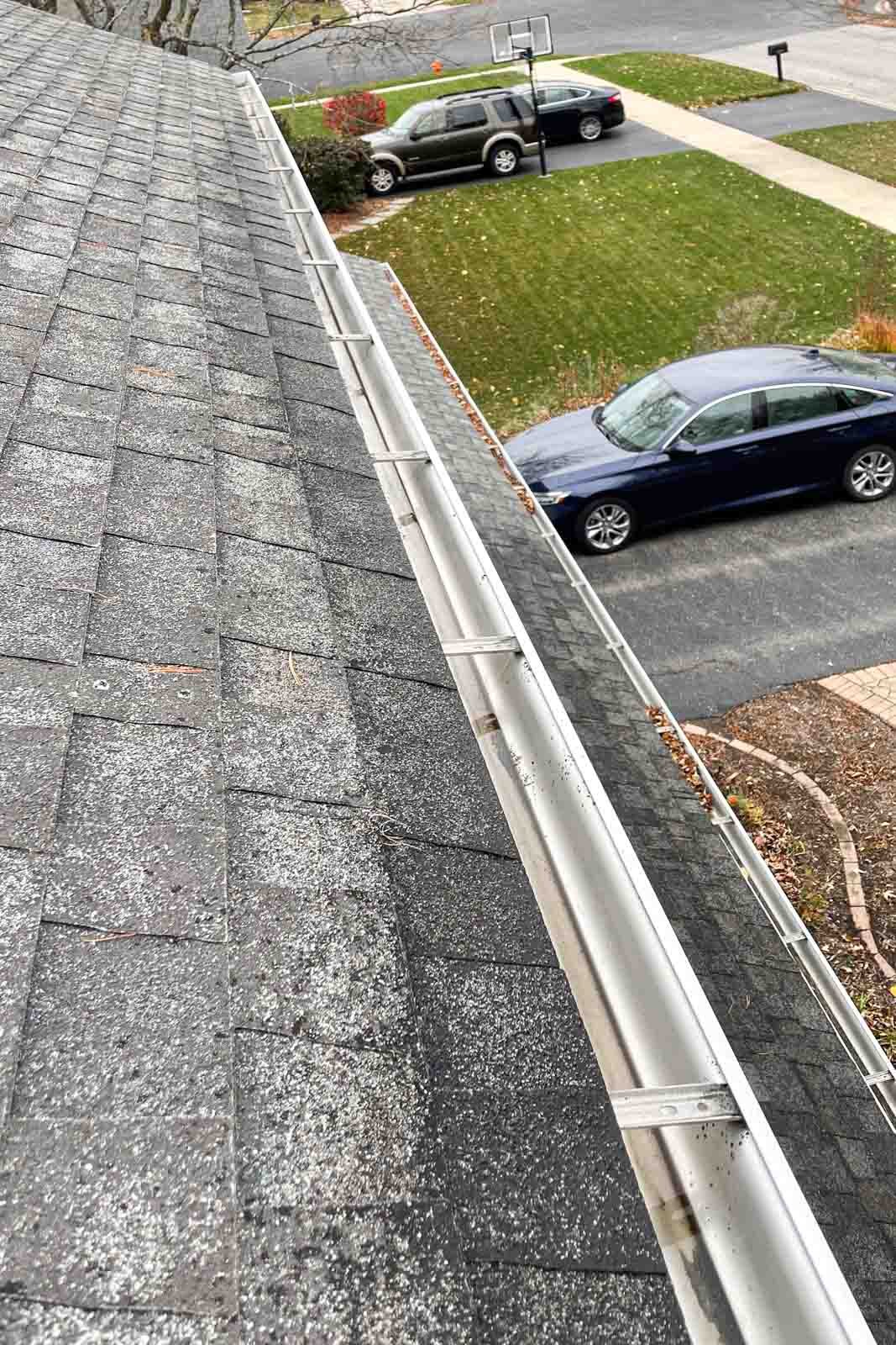 gutter cleaning Lisle Wheaton IL inside gutter channel cleaning