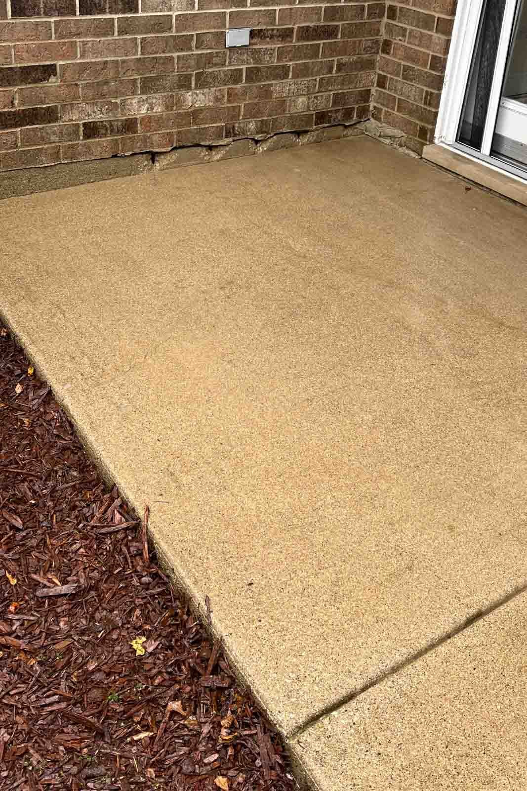 concrete patio power washing Lisle Wheaton IL remove dirt stains outdoor surface