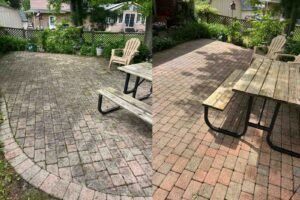patio walkway cleaning Naperville Aurora IL pressure washing outdoor surfaces