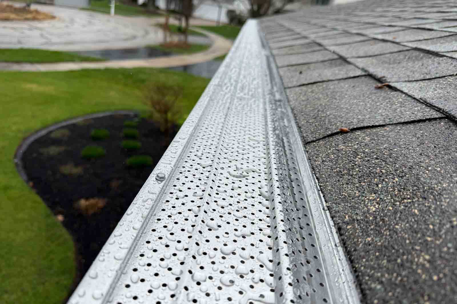 gutter guard Naperville Aurora IL channel protection systemprotection system