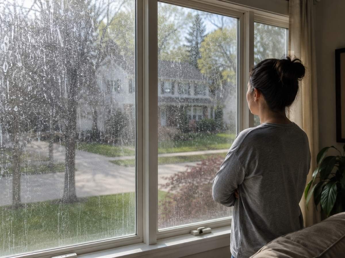 Professional Window Cleaning for dirty residential windows in Illinois
