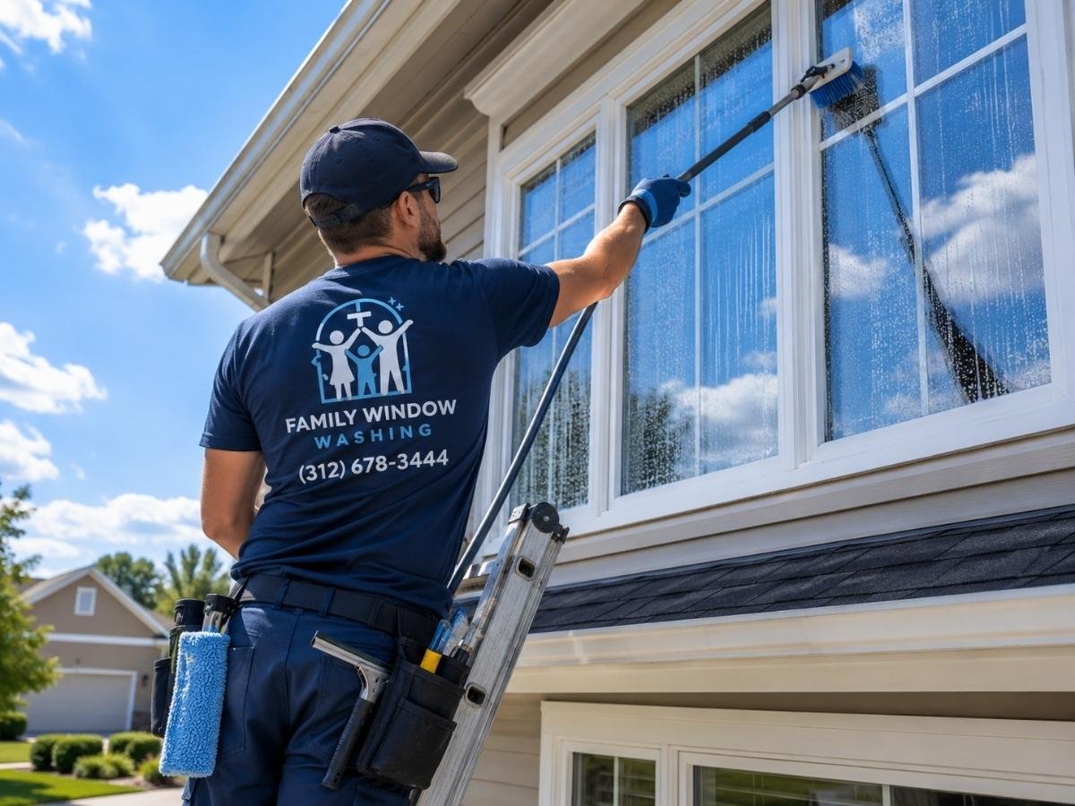 Does Rain Make Windows Dirty professional residential window cleaning in Naperville